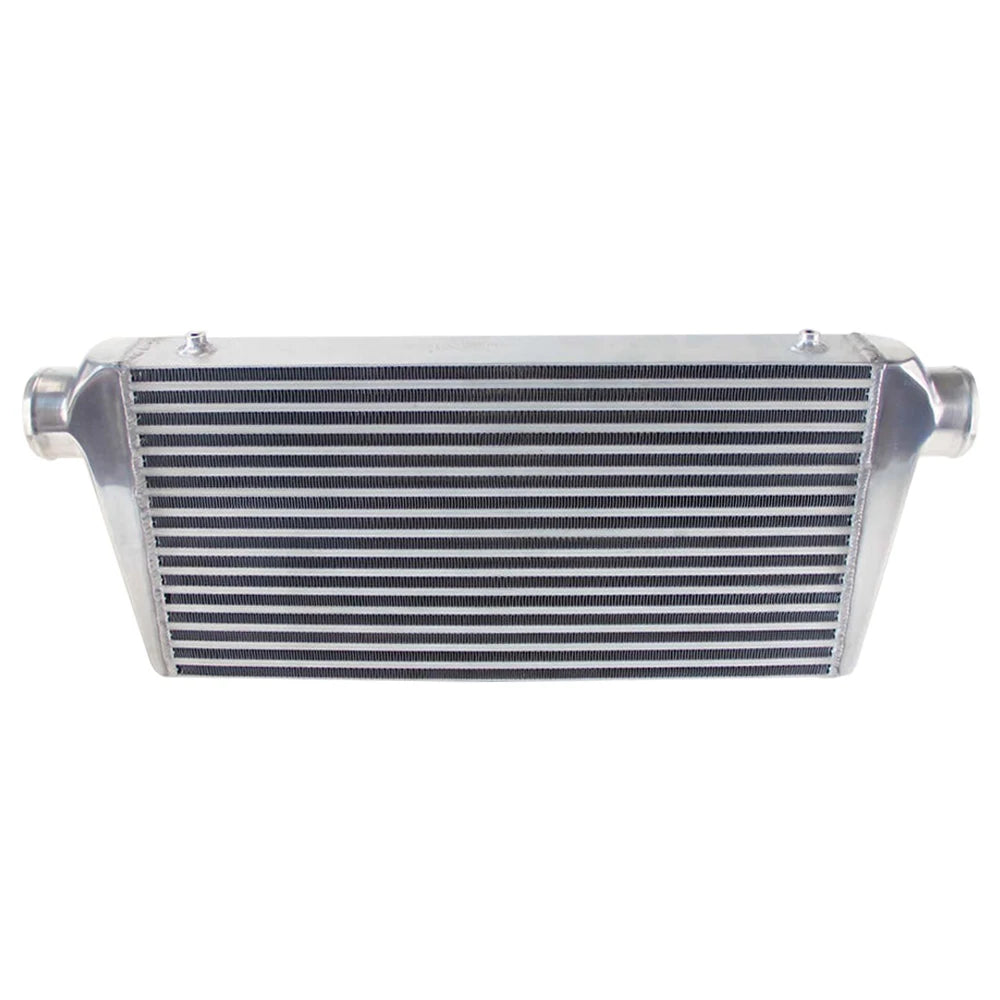 Universal 3'' 600x300x76mm Inlet/Outlet Turbo Front Mount Intercooler Core Car Specific Intercooler Core with Bar and Pl