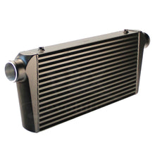 Load image into Gallery viewer, Universal Fit Turbo Aluminum bar and Plate Intercooler 600x300x76 mm Front Mount 3" In/outlet Black