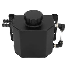 Load image into Gallery viewer, Universal Silver/Black 1L Aluminum Radiator Coolant Overflow Expansion Water Tank Universal for Car Engine