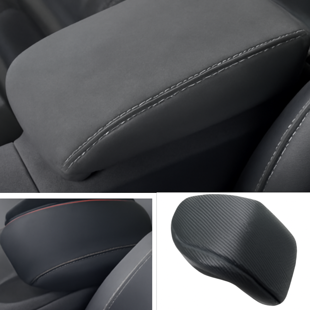 Premium Suede Leather Armrest Box Protector Cover for VW Golf 7 MK7 (2012–2019) – Central Console Interior Accessory – Multiple Color Variants Available
