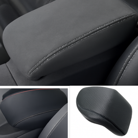 Premium Suede Leather Armrest Box Protector Cover for VW Golf 7 MK7 (2012–2019) – Central Console Interior Accessory – Multiple Color Variants Available