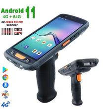 Load image into Gallery viewer, Android Barcode Scanner PDA | 5.5&quot; Handheld, Android 11, 4G RAM, 64G ROM, 4G LTE, WiFi, Bluetooth, GPS, Camera, Portable Data Collector