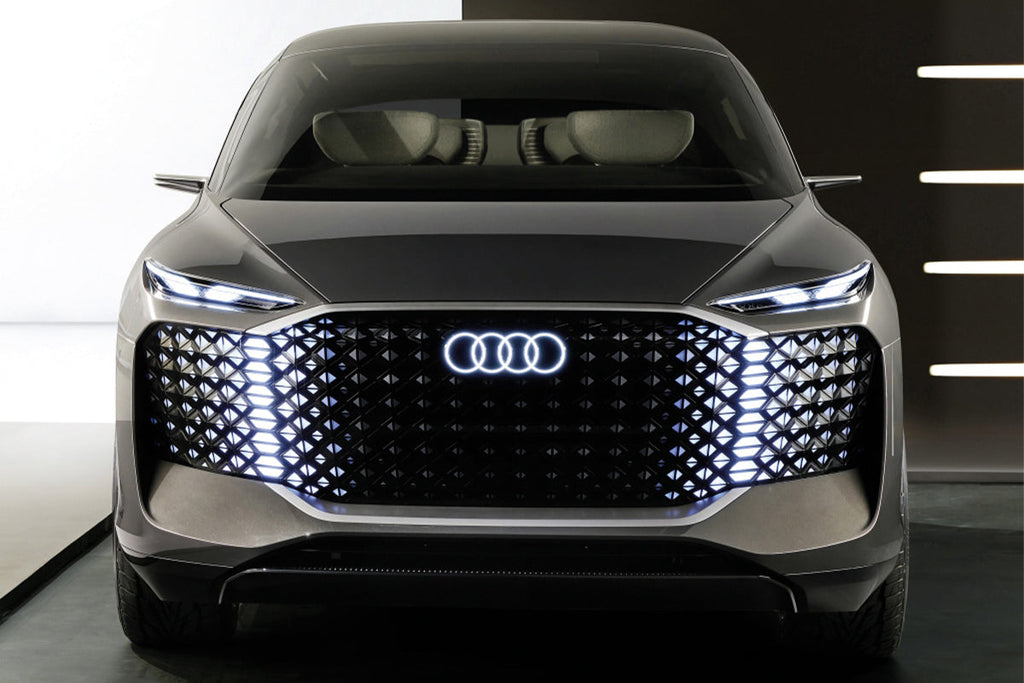 Highest quality crystal dynamic white Audi logo A4 A5 A6 A7 Q5 Q7 led front audi symbol light on the market with 2 years warranty-6