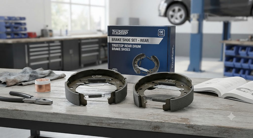 TruStop Brake Shoe Set – Rear Drum Brake Shoes Replacement