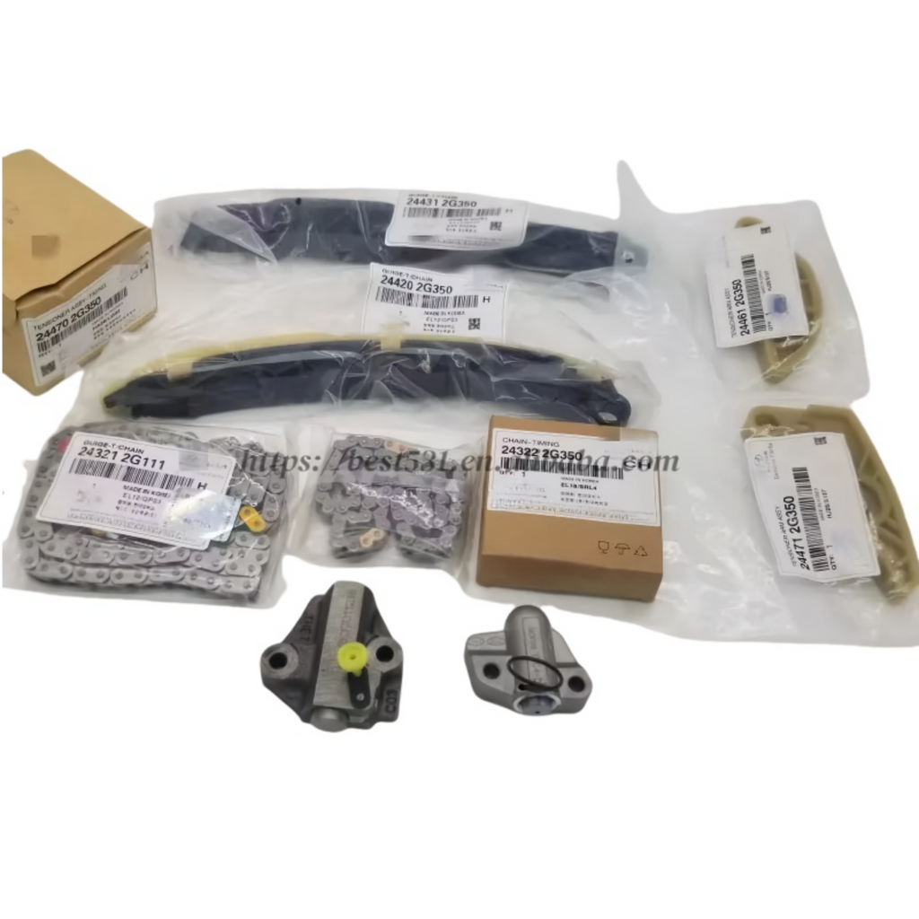 Timing Chain Kit 24321-2G111, 243222G350, 244102G810, 244702G350, 244202G101, 244312G101, 244612G350 for Hyundai/Kia G4KH G4KJ 2.0 2.4