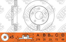 Load image into Gallery viewer, Front Rotors For Mazda Nissan