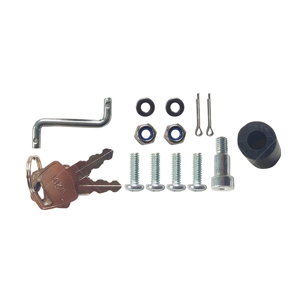 4x Power Operated Whale Tail T-Handle Folding Lock Suitable For Trailer Canopy Black DC 12V-1