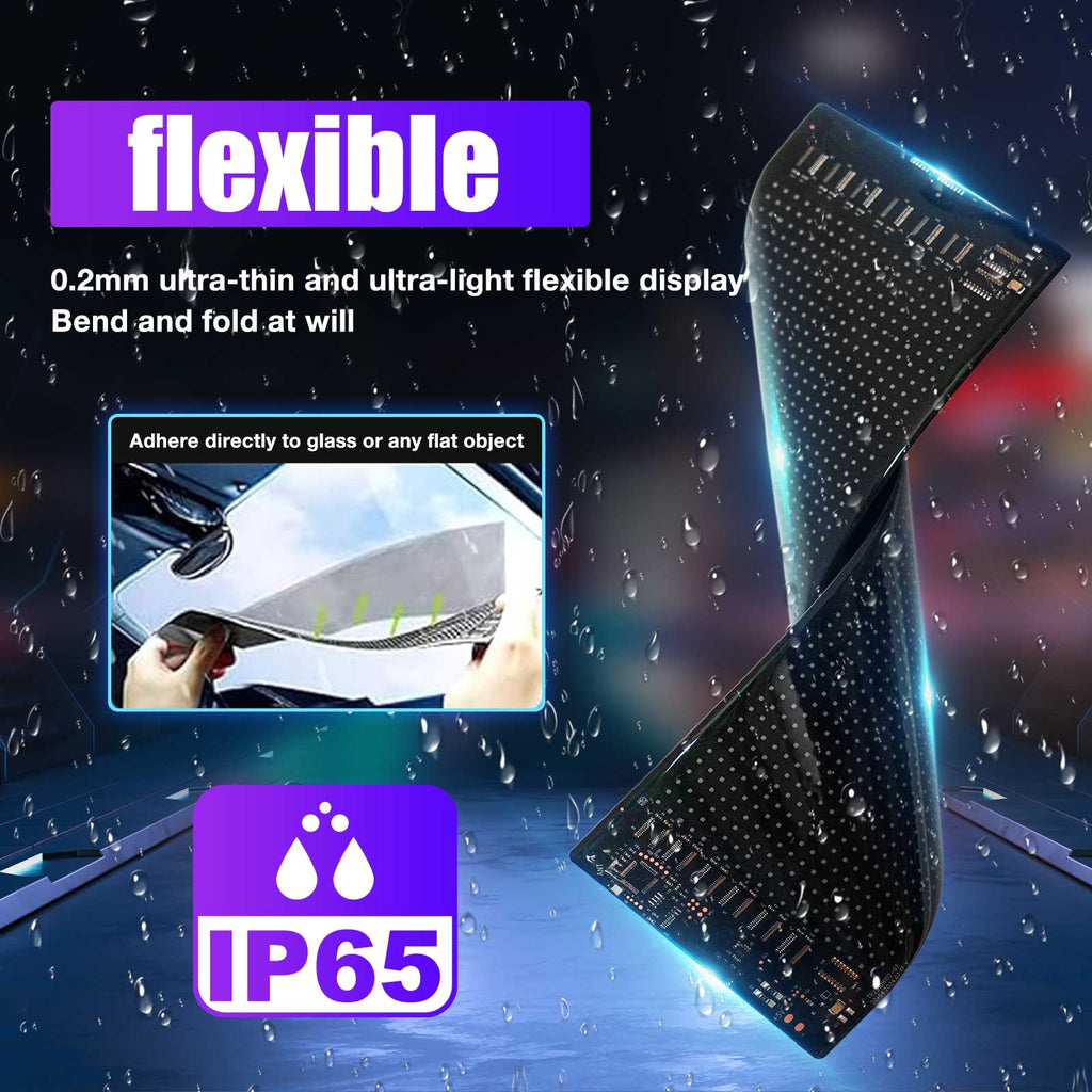 LED eyes for Car, Trucks Programmable – Flexible LED Display for Car Windows & Trucks | Customizable LED Car Sign-4