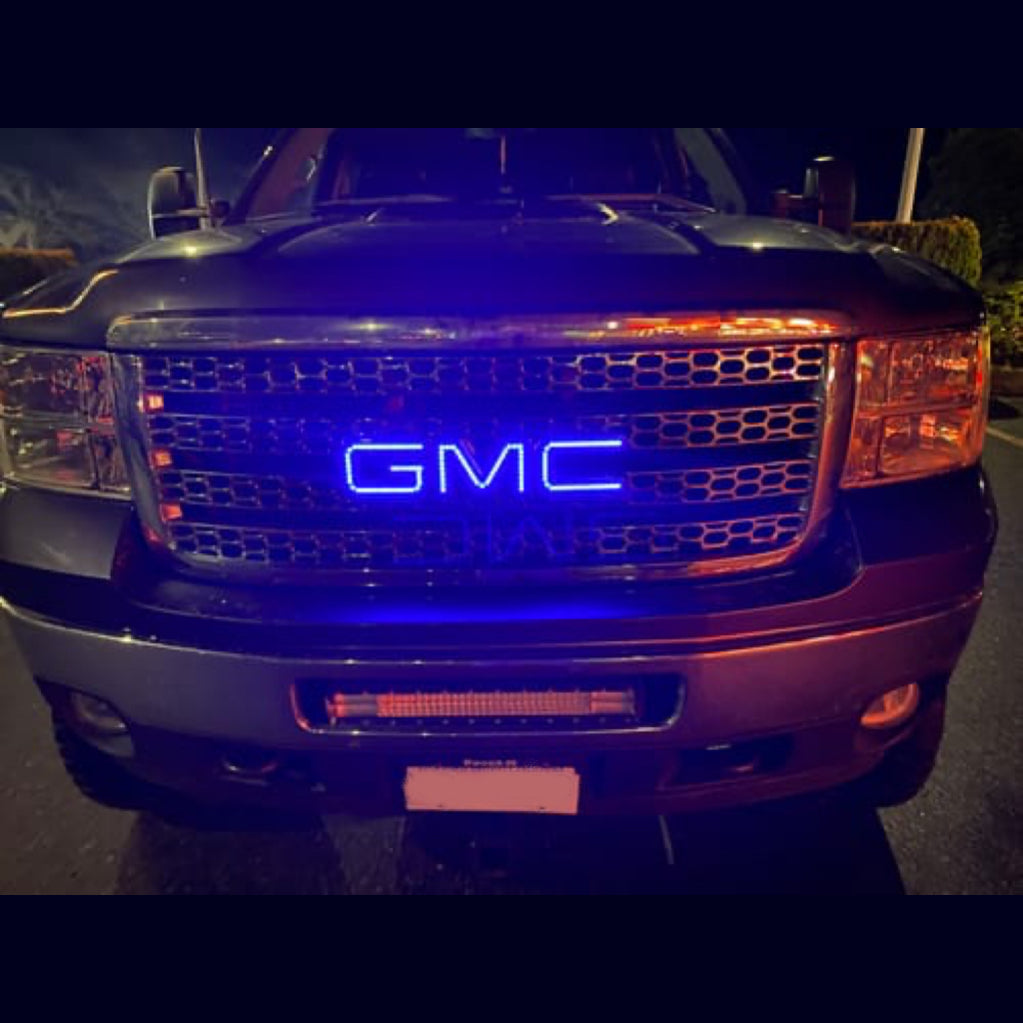RGBW Color-Changing GMC Emblem for 2007-2025 GMC Sierra Trucks-3