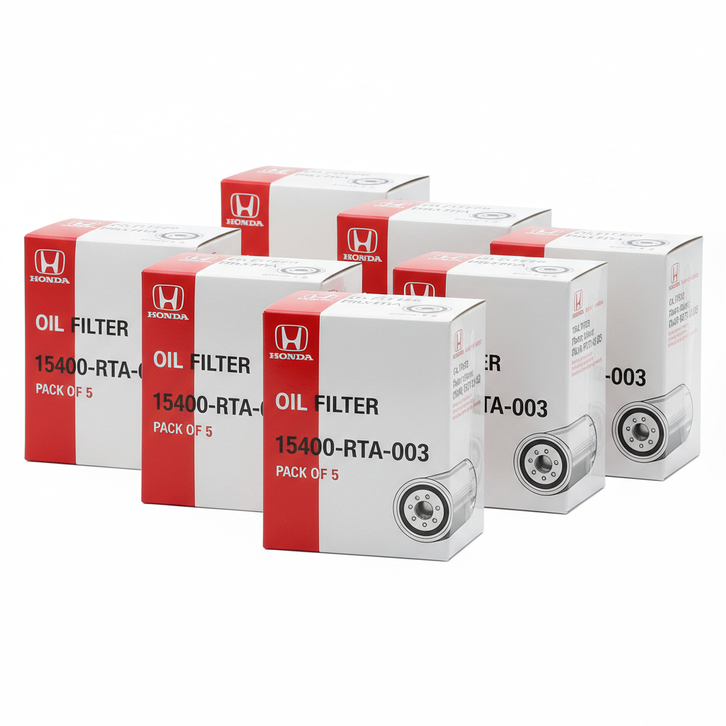 Honda oil filter pack of 5 with packaging