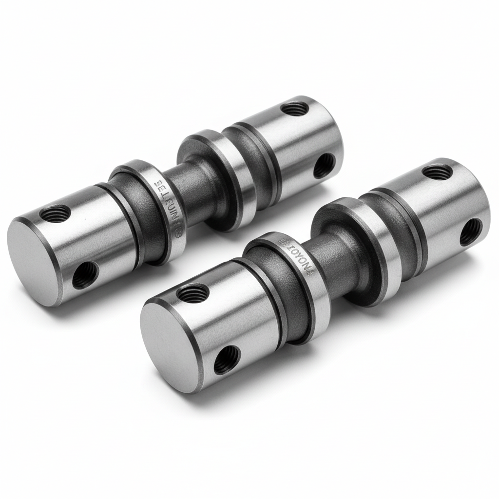 Universal joints close-up detail view