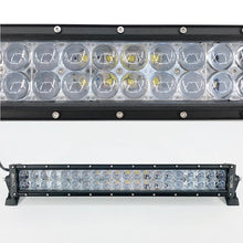Load image into Gallery viewer, Ultra Bright Strobe Cree Straight Light Bar- Solid white in the middle, strobe amber/red/blue/green in the both end sides-3