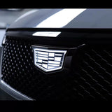 Cadillac logo Light Escalade /CT4/ CT5/ CT6/ XT4 /XT5/ XT6 /ATS /XTS front led cadillac emblem crystal dynamic steamer logo middle grill light