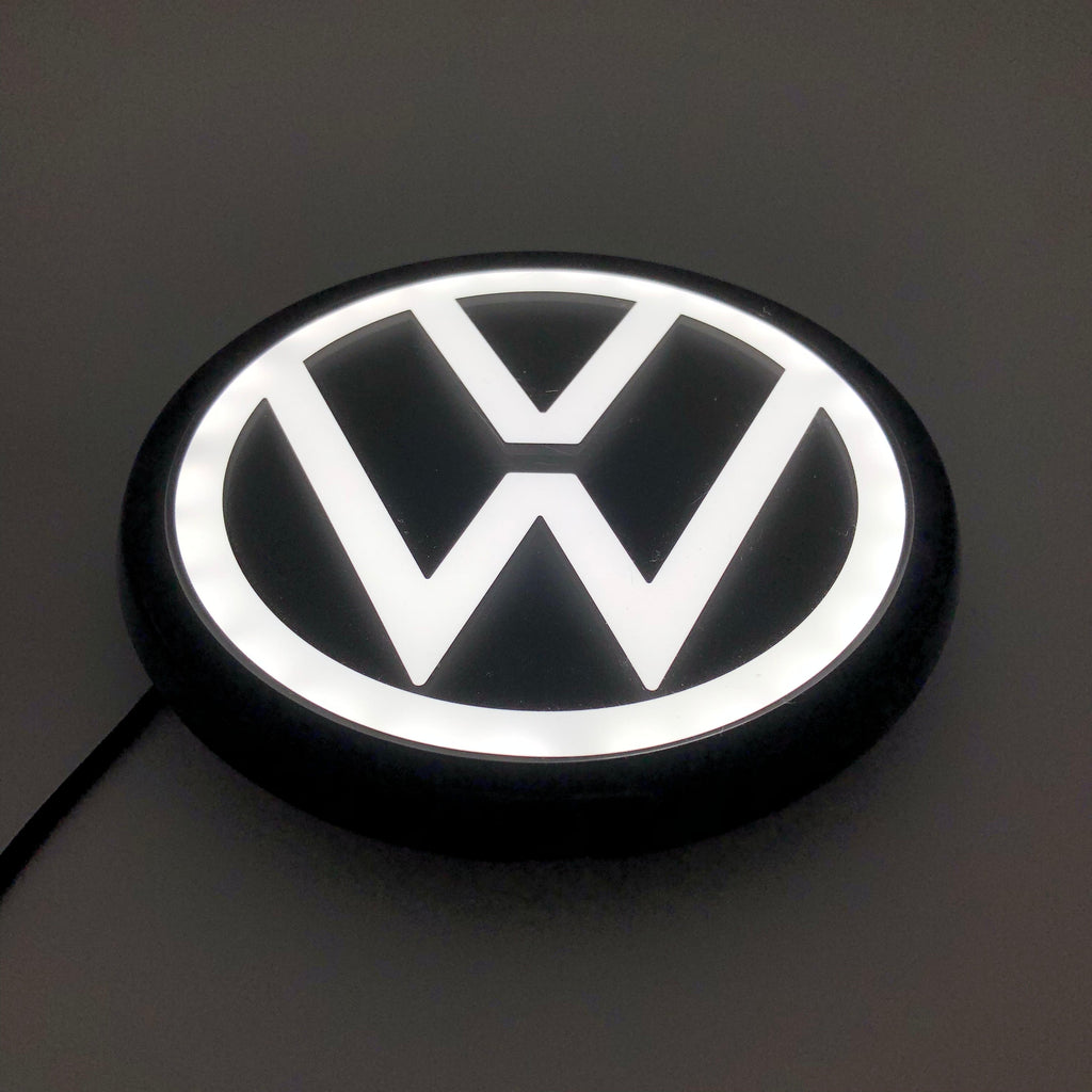 Volkswagen logo light VW logo Illuminated Front Emblem compatible with ACC radar-3