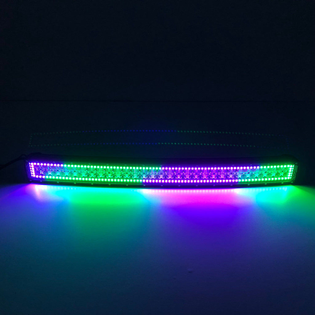 31.5" Curved RGB Chasing Halo Light Bar-3