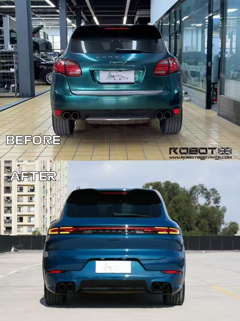 Porsche Cayenne GTS conversion kit rear view