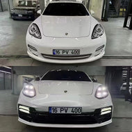 Porsche Panamera 970 Convert to 971 GTS Front Bumper Conversion Kit w/ Headlight
