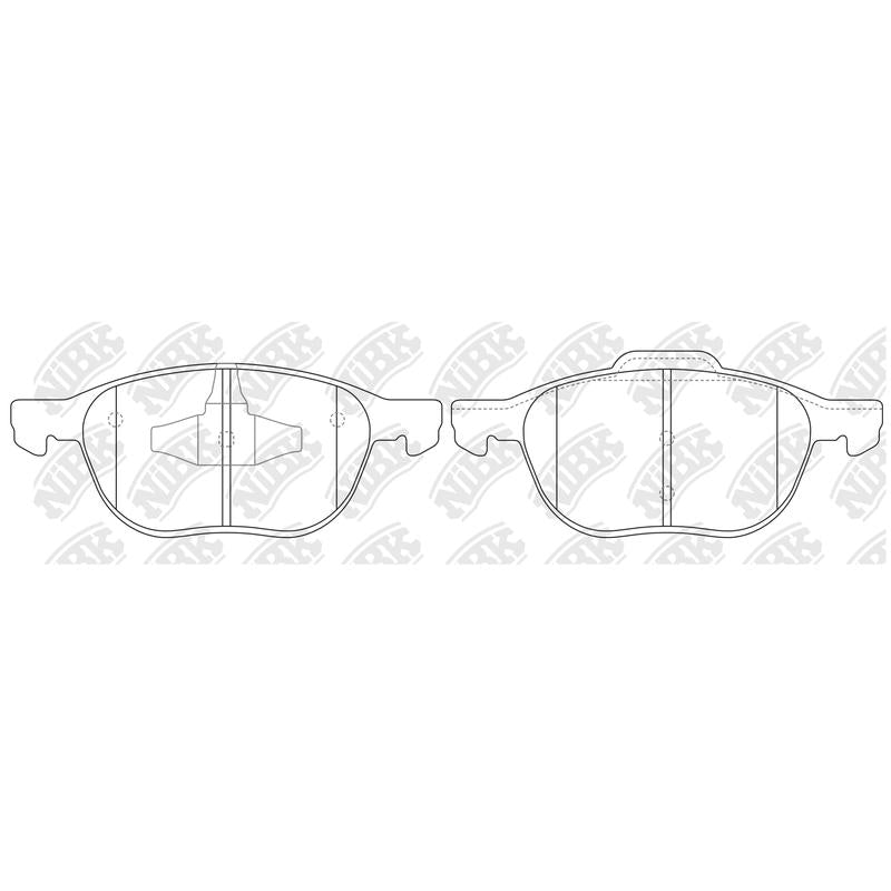 Front Brake Pads For Ford Mazda Volvo BREMTEC BT1523 PN0365