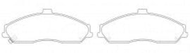 Front Brake Pads For Chevrolet RDA RDX2073SM PN0613