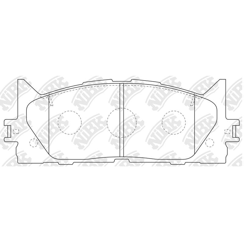 RDA RDC2061 PN1521 Front Brake Pads for Lexus Toyota