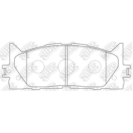 RDA RDC2061 PN1521 Front Brake Pads for Lexus Toyota