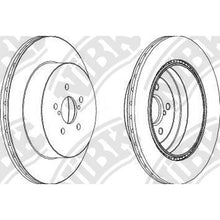 Load image into Gallery viewer, RN2168V Rear Rotor 1pc For Subaru