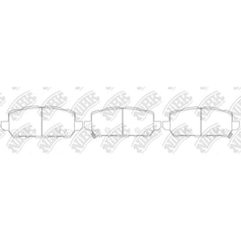 TEMB DB2355 PN8812 Rear Pads For Honda