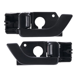 2pc FRONT Left & Right Inner Door Handle Black for Hyundai Tiburon 2003-08