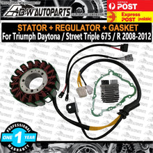 Load image into Gallery viewer, Stator Regulator Rectifier w/Gasket fits 08-12 Street Triple / Daytona 675 675R