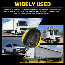 Load image into Gallery viewer, 10-100X 10 x LED CLEARANCE LIGHTS SIDE MARKER LAMP RED AMBER TRAILER CARAVAN 12V