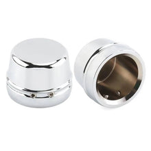 Load image into Gallery viewer, Chrome Front Axle Cap Nut Covers For Harley Dyna Softail Sportster XL 883 1200