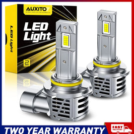 2X LED Headlight Bulbs Replace Kit 9006 Cool White 6500K Hi Low Beam 12V NEW