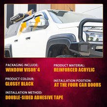 Load image into Gallery viewer, Weather shields Weathershields Window Visors for Mitsubishi MV Triton 2024+ Dual