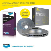 Load image into Gallery viewer, Front Bendix ULT Brake Pad and 355mm Disc Rotor for Commodore VE VF SS Redline