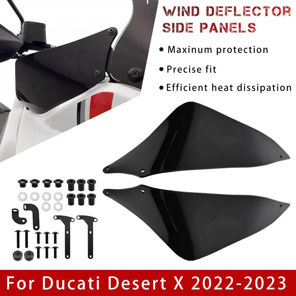 Pair Motorcycle Wind Deflector Side Panels Cover For Ducati Desert X 2022-2023 S