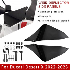 Pair Motorcycle Wind Deflector Side Panels Cover For Ducati Desert X 2022-2023 S