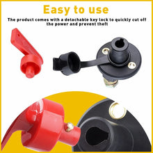 Load image into Gallery viewer, 2x Disconnect 12V Battery Isolator Power Switch Cut Off Kill Key Car Marine Boat