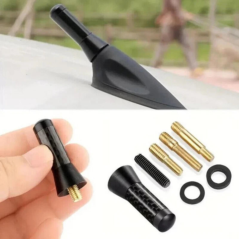 1.4" Universal Car Antenna Stub Black AM Radio FM Signal Aerial Bee Sting NEW ST
