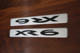 PAIR OF ALLOYS FRONT SCUFF PLATE SUIT XR6 BA BF SERIES FORD FALCON SEDAN UTE