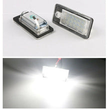 Load image into Gallery viewer, 2Pcs LED License Plate Light Lamp For Audi A3 S3 A4 S4 A6 C6 A8 S8 Q7 RS4 RS6 ST