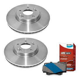 Bendix Front Brake Pads + Rotors for Hyundai Santa Fe CM, Kia Sorento XM