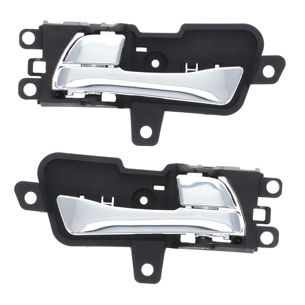 2pc FRONT REAR LH & RH Inner Door Handle Chrome for Hyundai Sonata i45 10-14