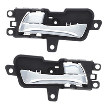 Load image into Gallery viewer, 2pc FRONT REAR LH &amp; RH Inner Door Handle Chrome for Hyundai Sonata i45 10-14