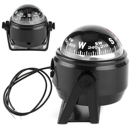 NEW LED Light Electronic Vehicle Car Navigation Sea Marine Boat Ship Compass ST