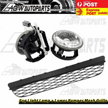 Load image into Gallery viewer, For Ford Falcon BA XR6 XR8 Fog Light Lamp + Lower Bumper Mesh Grille 1 Set