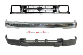 *NEW* FRONT BAR, GRILLE (CHROME) APRON SUIT TOYOTA HILUX 4WD LN167/172 1997-2001