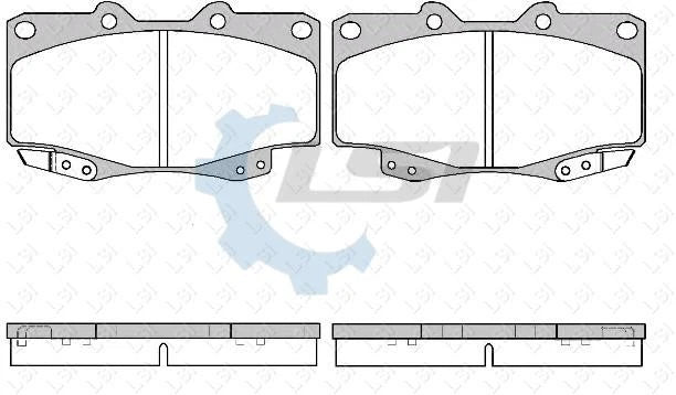 Front Bendix Heavy Duty Brake Pad + Rotor for HILUX 4WD KUN25 KUN26 GGN25 05-10