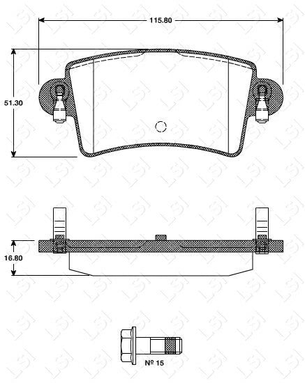 Rear Brake Pads and Disc Rotors for Renault Master X70 2004-2007