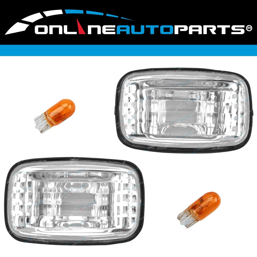 Clear Side Indicator Repeaters / Flashers Lights for Commodore VR VS 1993~2000
