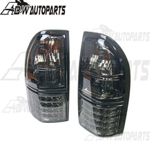Load image into Gallery viewer, Black Smoked Pair LED Tail lights Fits Toyota Prado 90 Series 1999-2002 LH&amp;RH